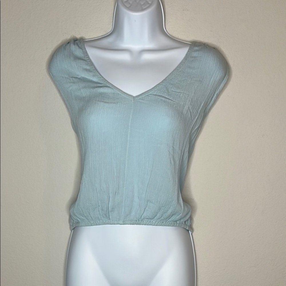 O'Neill Light Blue V-Neck Tank Top
